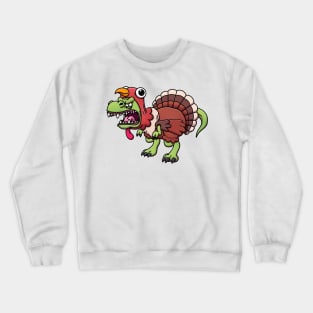 Turkey Saurus Rex Crewneck Sweatshirt